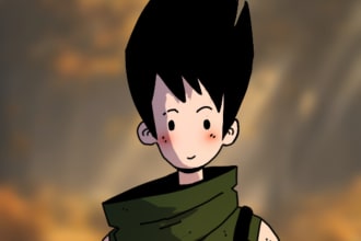 draw a cartoon dungeons and dragons character