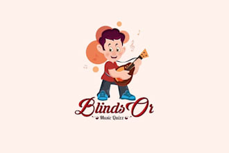 professional music game logo design with copyrights