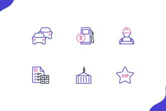 design unique and modern custom icon for web or app