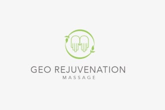 create a unique massage and therapy logo design