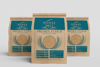 make professional  modern flour retails bag and tote design