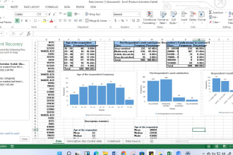 help with data analysis with spss minitab SAS eviews jmp stata jamovi and excel