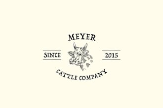 cattle company winner hired make hamburger logo