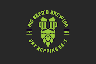 provide a bold, modern, craft brewery logo