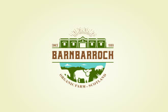 do a custom animals pet farm logo for your business