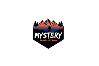 mystery mountain event logo design
