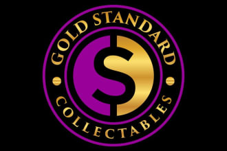 design a gold, silver, bronze or custom color logo