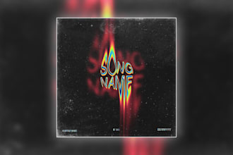 design unique music album cover art