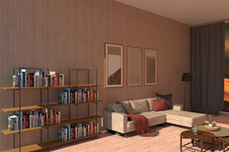 make 3d interior and exterior design and renders