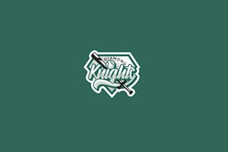 high quality baseball team logo design