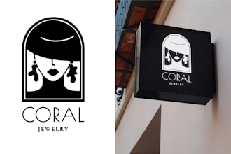 do modern luxury, jewelry, crown, minimalist, signature logo