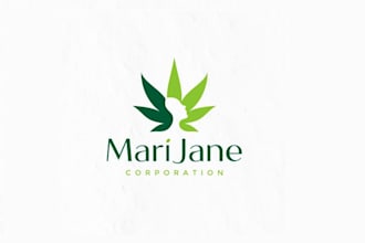 create an exquisite modern cannabis business logo with copyrights