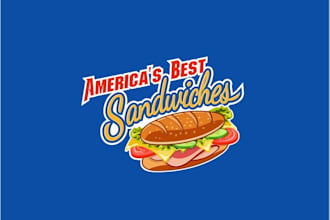 make a food, cafe and restaurant logo