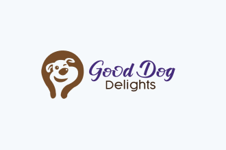 provide a dog pet and animal cartoon logo