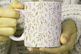 create coffee mug design or custom mug design for you