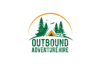 do an adventure outdoor round logo patch badge