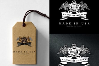 make an awesome coat of arms logo in 1 day