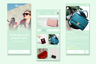 design mobile app UI UX design in figma
