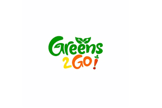 design healthy fast food vegetables logo