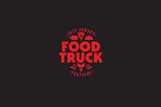 design food truck festivals logo