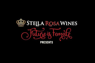 unique future female logo design