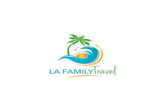 seeking a chic, brand recognizable hotel and travel logo