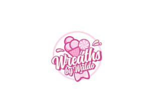 pink holiday business appeal women logo