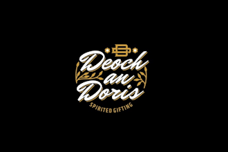 design fun inviting cocktail liquor giftbox logo
