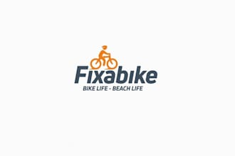 design beach bike lifestyle clothing logo