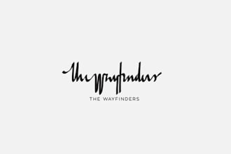 do modern internet logo with first delivery design