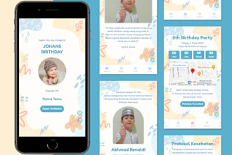 create a birthday invitation website