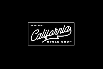 premium cycle shop motorcycle lifestyle brand logo