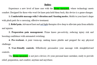 write amazon SEO focused product description
