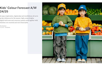 create in depth fashion forecast report for your brand based on upcoming trends