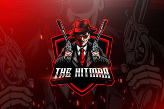 create awesome trendy esports and gaming mascot logo for gamers