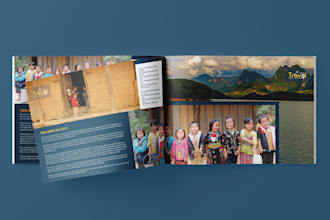 make a different travel and adventure magazine or catalog for you