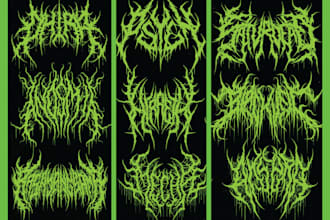 create a professional heavy metal logo