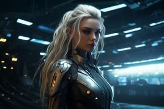 do sci fi character or sci fi art