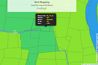 create interactive web map with leaflet or open layers