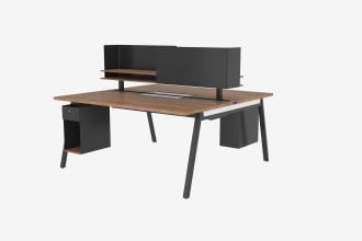 design wooden desk, office desk, chair, office furniture