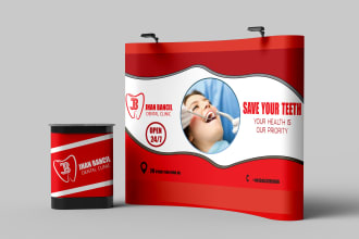 do trade show, roll up banner,  backdrop