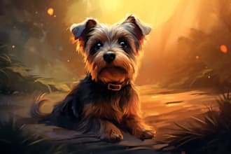 draw realistic portraits of your dog