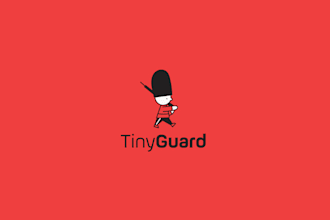tin guard make world safer logo design