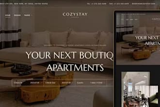 design vacation rental website, vacation website and airbnb