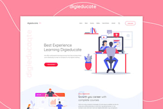 am poised to create a contemporary HTML landing page