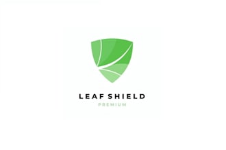 creative unique shield logo design within 24 hours