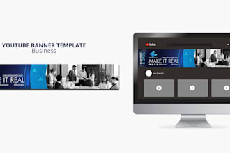 professional youtube header and cover design