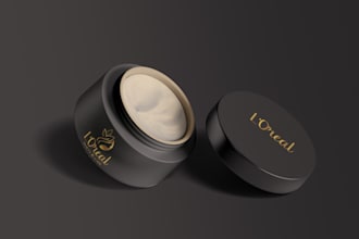 design elegant cosmetic label and unique label packaging