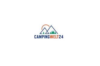 modern largest camping online shop logo design