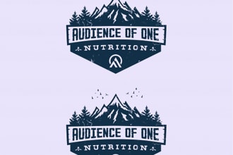 do unique nutrition health shake cafe logo for your business